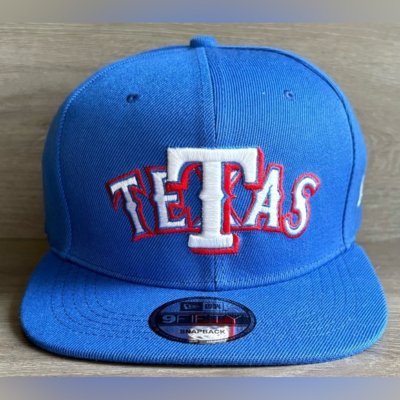 Texas TETAS Rangers Banned New Era Cap Viral 9Fifty Overlap Snapback Hat MLB - Picture 2 of 7
